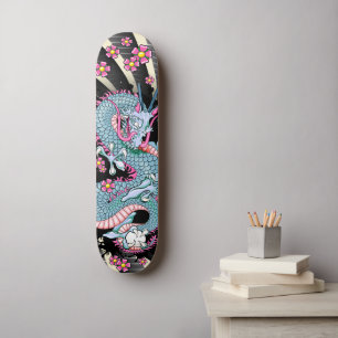Skateboard Peach Melba Dragon Tattoo Skate
