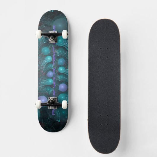 Skateboard Peau Alien 001 (Recto)
