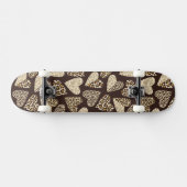 Skateboard Peau d'animal avec des coeurs (Horz)