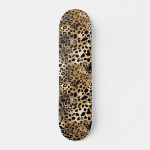 Skateboard Peau tache léopard Patinage
