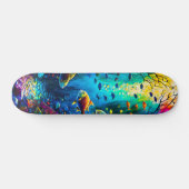 Skateboard Peces en el mundo submarino (Horz)