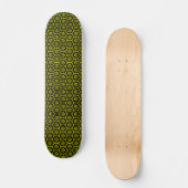 Skateboard Peigne - Noir et Jaune (Recto)