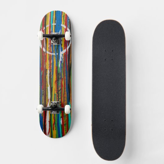 Skateboard Peindre l'art (Recto)