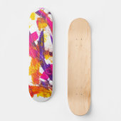 Skateboard peinture à éclat (Recto)