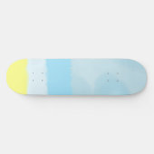 Skateboard peinture à l'aquarelle abstraite (Horz)