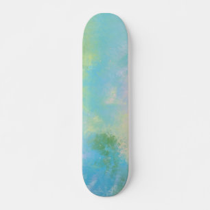 Skateboard peinture à l'huile abstraite