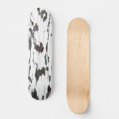 Skateboard Peinture à peaux blanches (Recto)
