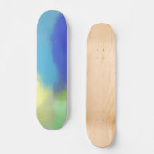Skateboard peinture abstraite à l'aquarelle (Recto)