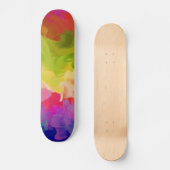 Skateboard Peinture Abstraite | Art Abstrait 7 (Recto)