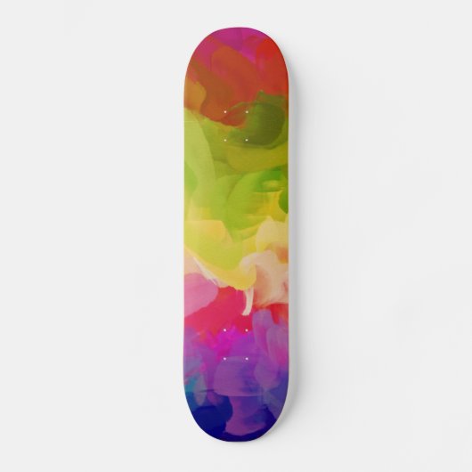 Skateboard Peinture Abstraite | Art Abstrait 7 (Recto)