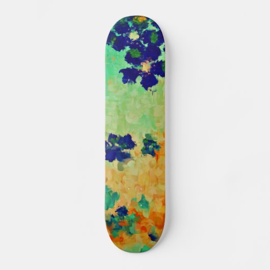 Skateboard Peinture Abstraite | Art Abstrait 8 (Recto)