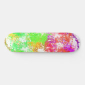 Skateboard Peinture Abstraite colorée (Horz)