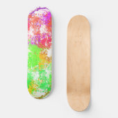 Skateboard Peinture Abstraite colorée (Recto)