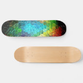 Skateboard Peinture Abstraite | Couleurs dynamiques 3 (Horz)