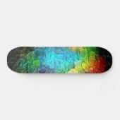 Skateboard Peinture Abstraite | Couleurs dynamiques 3 (Horz)