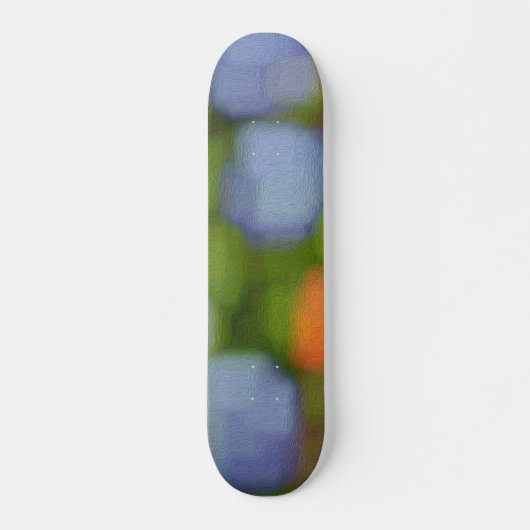 Skateboard Peinture Abstraite multicolore (Devant)