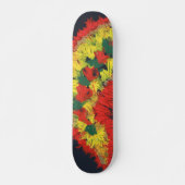 Skateboard Peinture acrylique  (Devant)