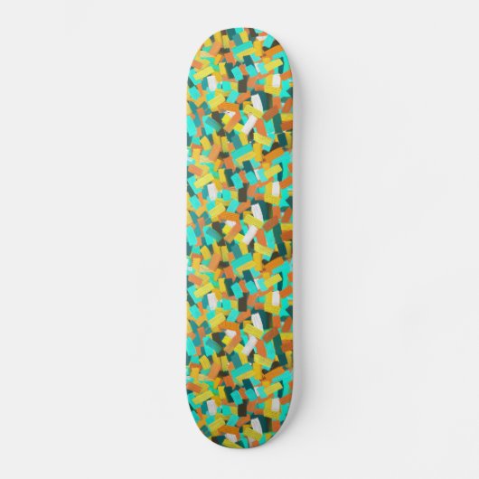Skateboard Peinture colorée (Recto)