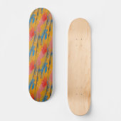 Skateboard Peinture colorée (Recto)