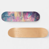 Skateboard Peinture couleur Galaxy Nebula aquarelle (Horz)