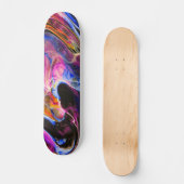 Skateboard Peinture d'art fluide (Recto)