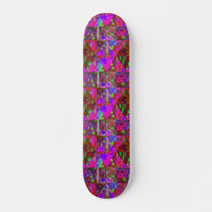 Skateboard Peinture de courtepoint de jardin avec hydrangea v