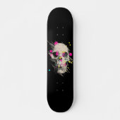 Skateboard peinture de crâne (Devant)