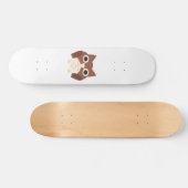 Skateboard peinture de hibou (Horz)