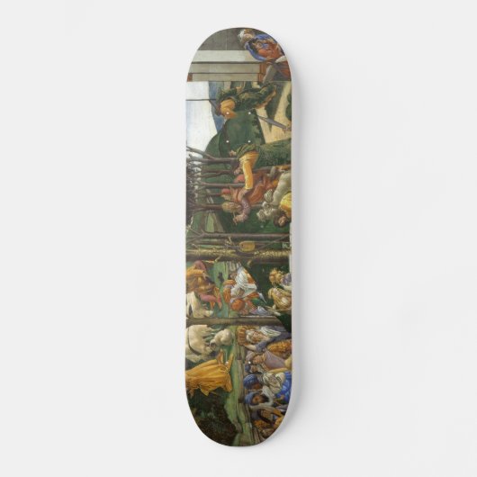 Skateboard Peinture de la Renaissance de Botticelli (Recto)