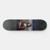 Skateboard Peinture de Mona Lisa (Horz)