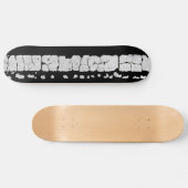 Skateboard Peinture de route fissurée (Horz)