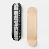 Skateboard Peinture de route fissurée (Recto)