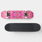 Skateboard Peinture de tourbillons abstraits colorés mignons (Horz)