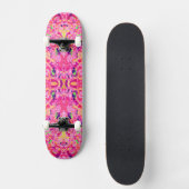 Skateboard Peinture de tourbillons abstraits colorés mignons (Recto)