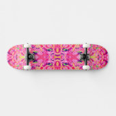 Skateboard Peinture de tourbillons abstraits colorés mignons (Horz)