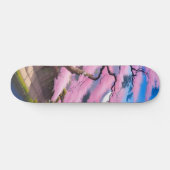Skateboard Peinture D'Un Arbre De Fleur De Cerisier (Horz)