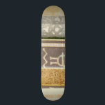 Skateboard Peinture Motif Tribale contemporaine<br><div class="desc">Un tableau motif tribal contemporain qui mélange le béton avec l'abstrait. Couleur de plusieurs panneaux à côté de l'autre,  racontant une histoire complexe. Cela ferait un grand cadeau à un être cher!</div>