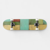 Skateboard Peinture multicolore sur les côtes contemporaines (Horz)