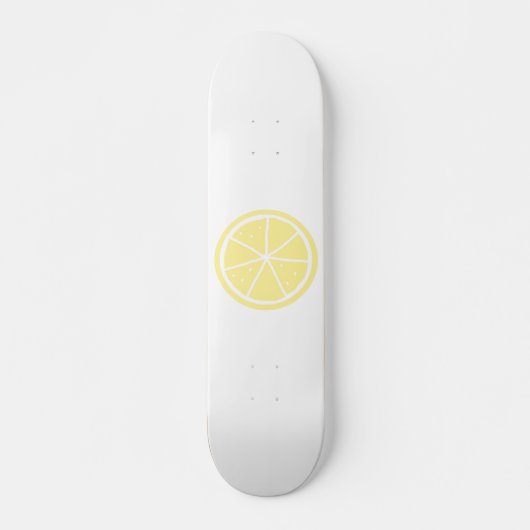 Skateboard peinture orange (Devant)