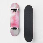 Skateboard peinture rouge de main d'arrière - plan (Recto)
