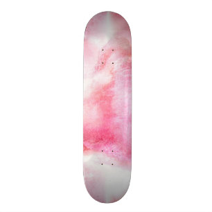 Skateboard peinture rouge de main d'arrière - plan