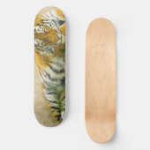 Skateboard Peinture sur tigre (Recto)