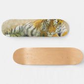 Skateboard Peinture sur tigre (Horz)
