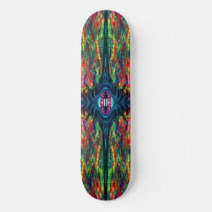 Skateboard Peinture tordue et trompeuse