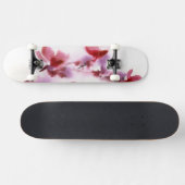 Skateboard Peintures florales abstraites 3 d'aquarelle (Horz)