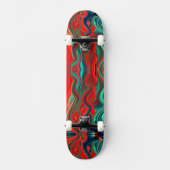 Skateboard Peintures humides (Recto)