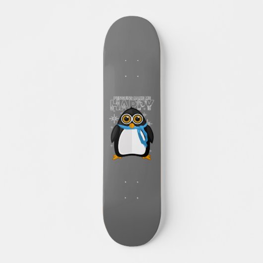 Skateboard Penguins Make Me Happy (Devant)