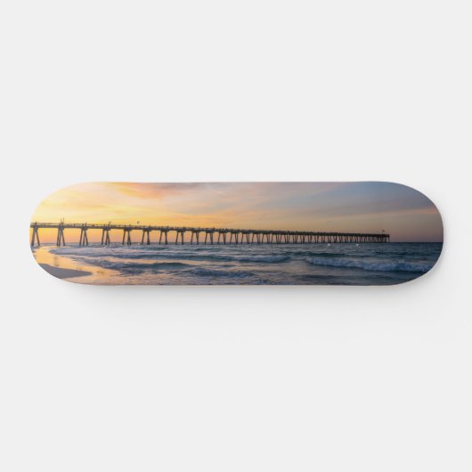 Skateboard Pensacola Pier Shoreline Sunrise Ski (Horz)