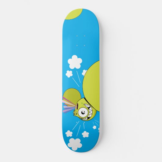 Skateboard Pensées arc-en-ciel Dalek (Recto)