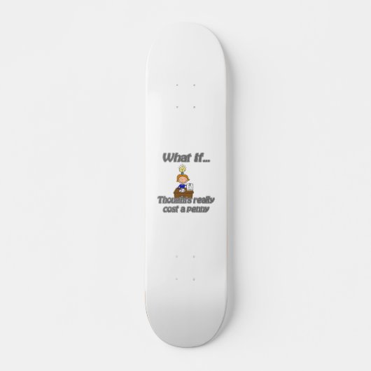 Skateboard pensées penny (Devant)